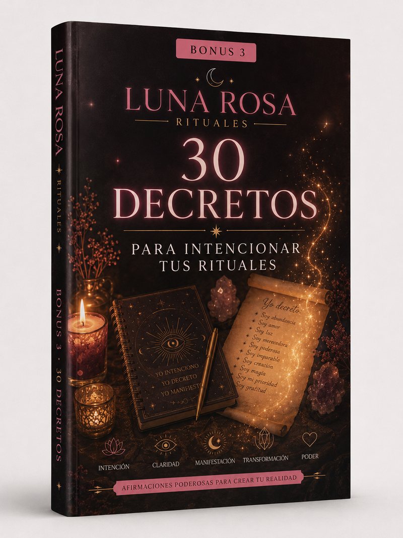 Bonus 3 — 30 Decretos para Intencionar